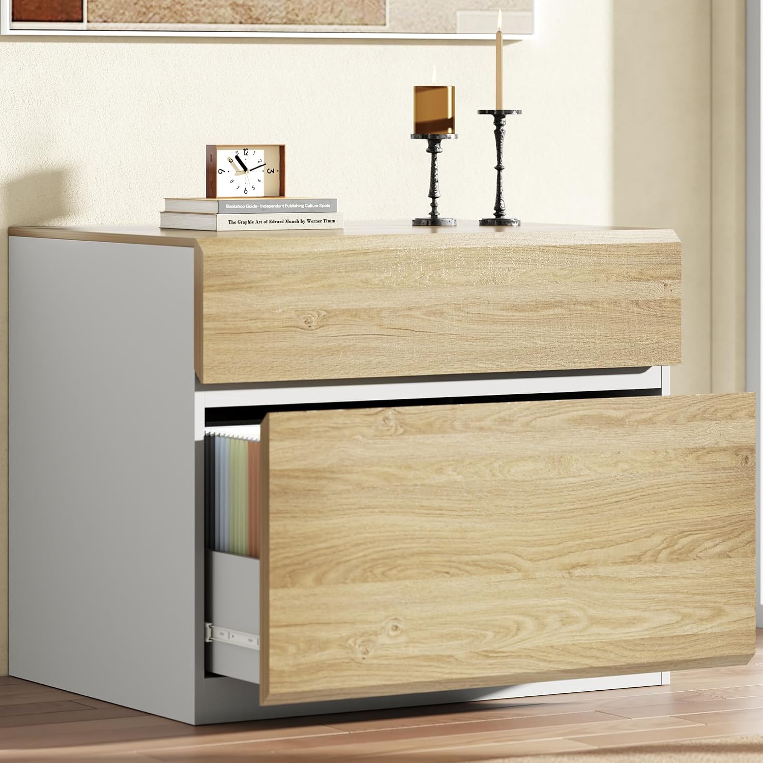 File Cabinet Lateral - Armário Arquivador Lateral com 2 Gavetas
