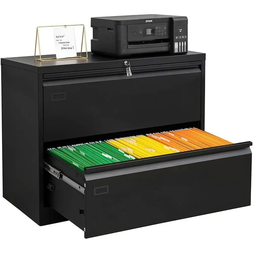File Cabinet Lateral - Armário Arquivador Lateral com Fechadura, Grande