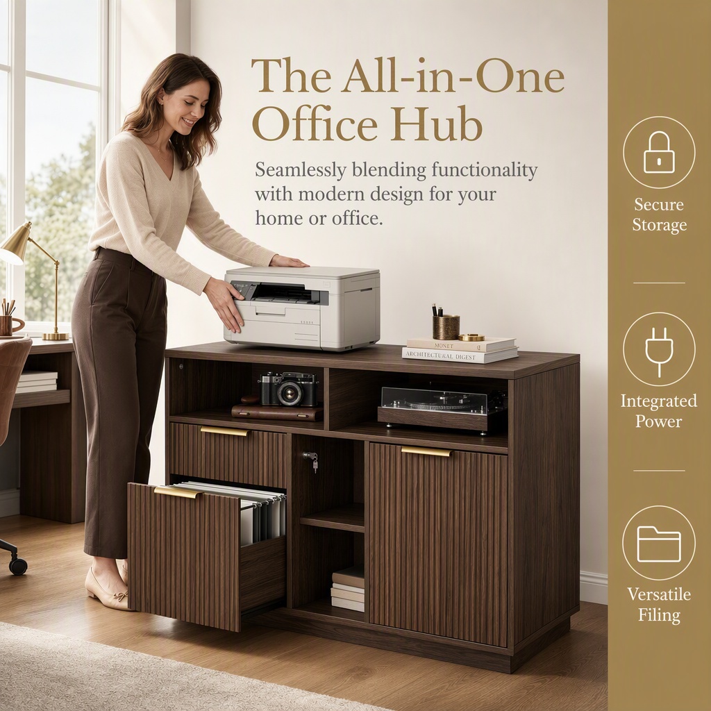 Armário de Arquivos com 4 Gave - File Cabinet Lateral avaliação e preço