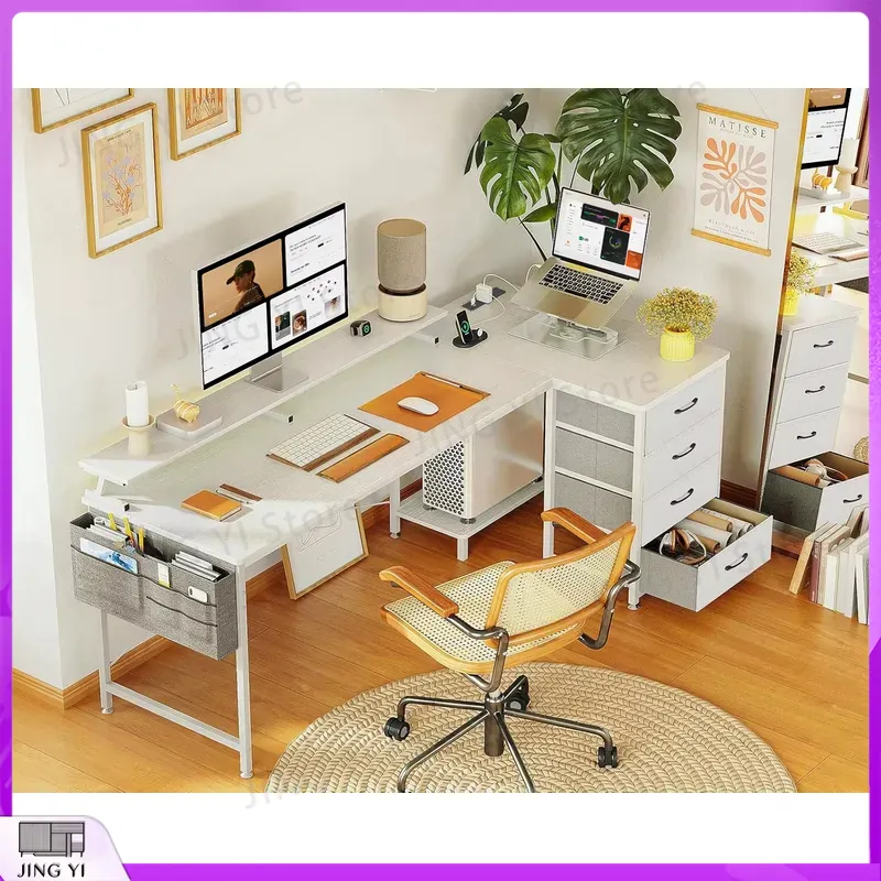Mesa de Computador em L 160x80 - Office Furniture Outlet avaliação e preço