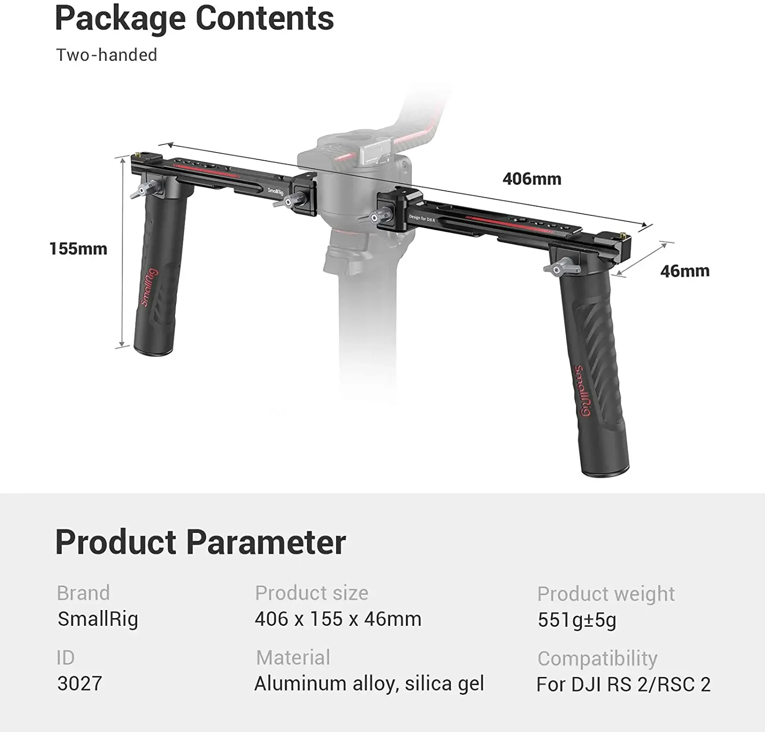 SmallRig 3027 Suporte Duplo Aj - Adjustable Monitor Mount avaliação e preço