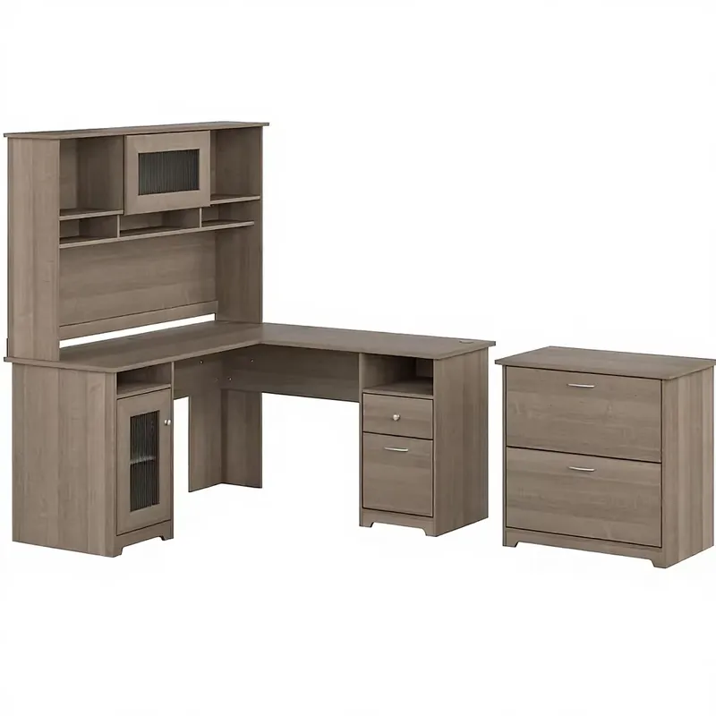 Mesa de escritório em forma de - File Cabinet Lateral avaliação e preço
