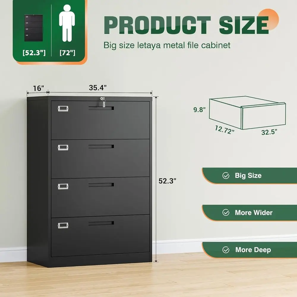 Armário Arquivador Metálico La - File Cabinet Lateral avaliação e preço