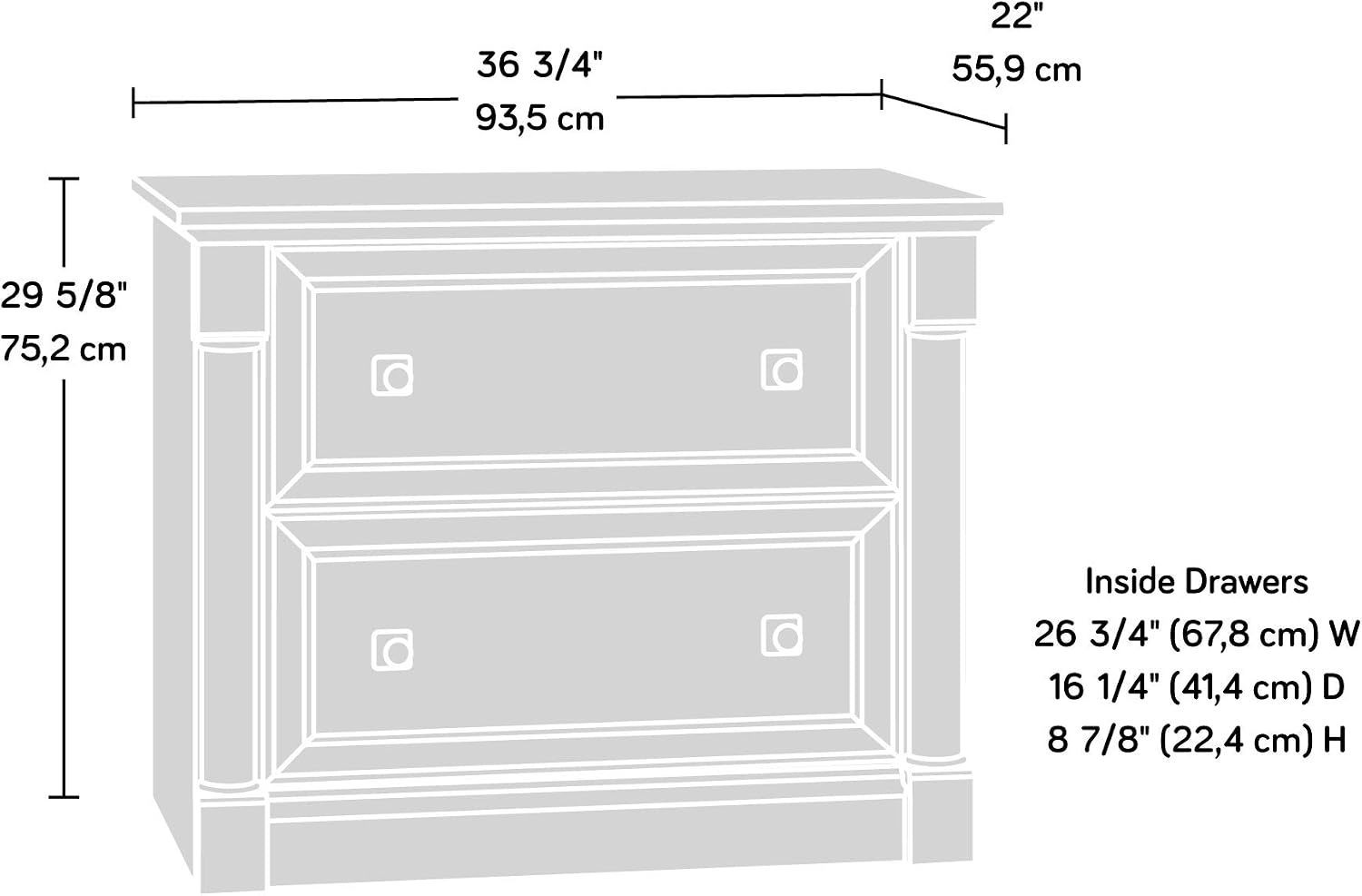 Armário de arquivo Palladia co - File Cabinet Lateral avaliação e preço