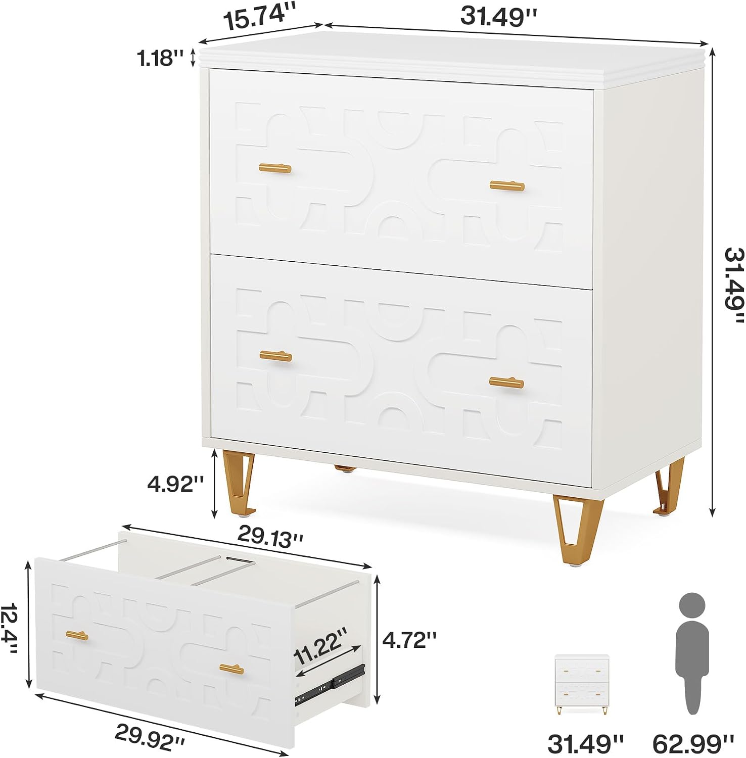 Armário de arquivo lateral com - File Cabinet Lateral avaliação e preço