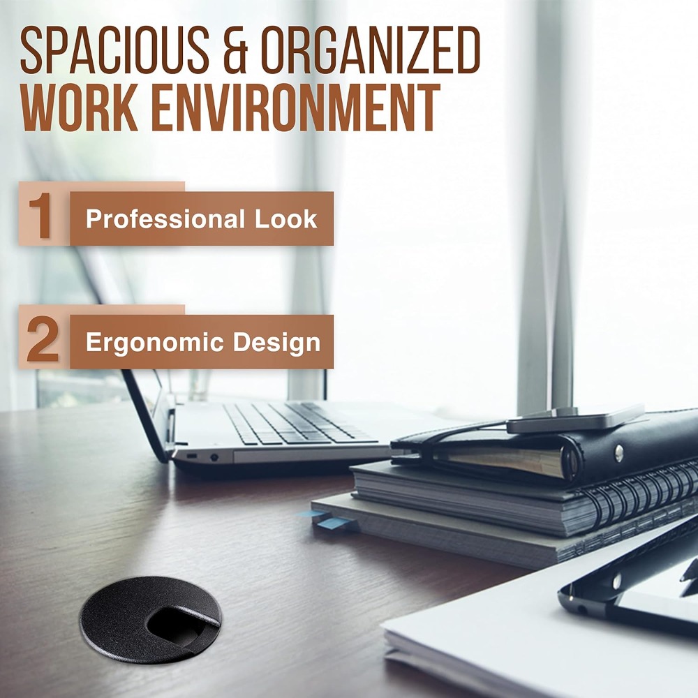 Tampa de buraco de fio de plás - Office Furniture Outlet avaliação e preço