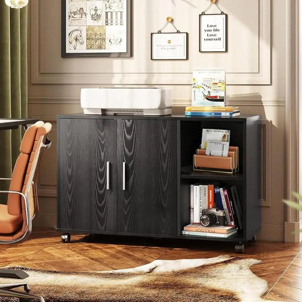 Armário de Escritório Preto co - File Cabinet Lateral avaliação e preço