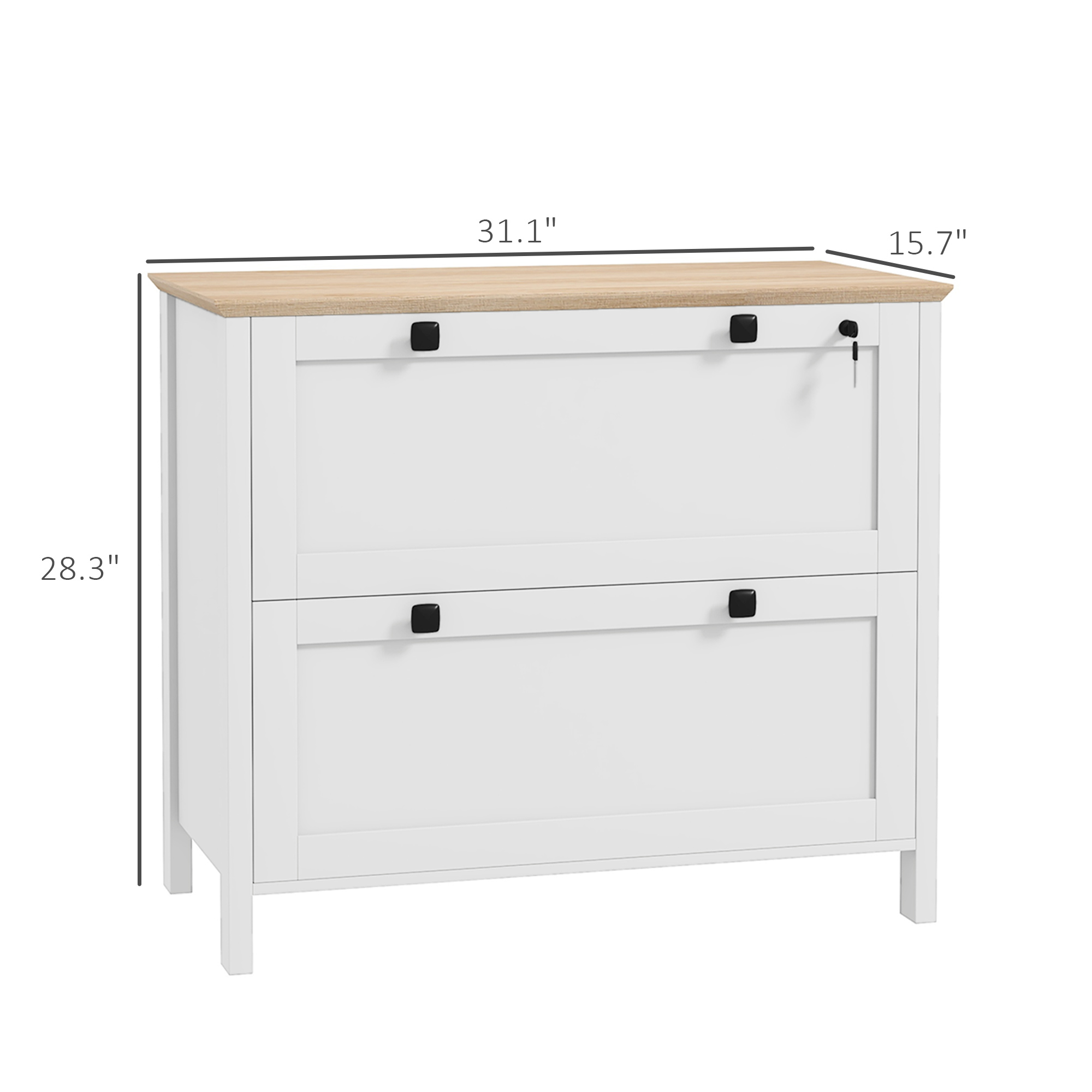 Armário Arquivador de 2 Gaveta - File Cabinet Lateral avaliação e preço