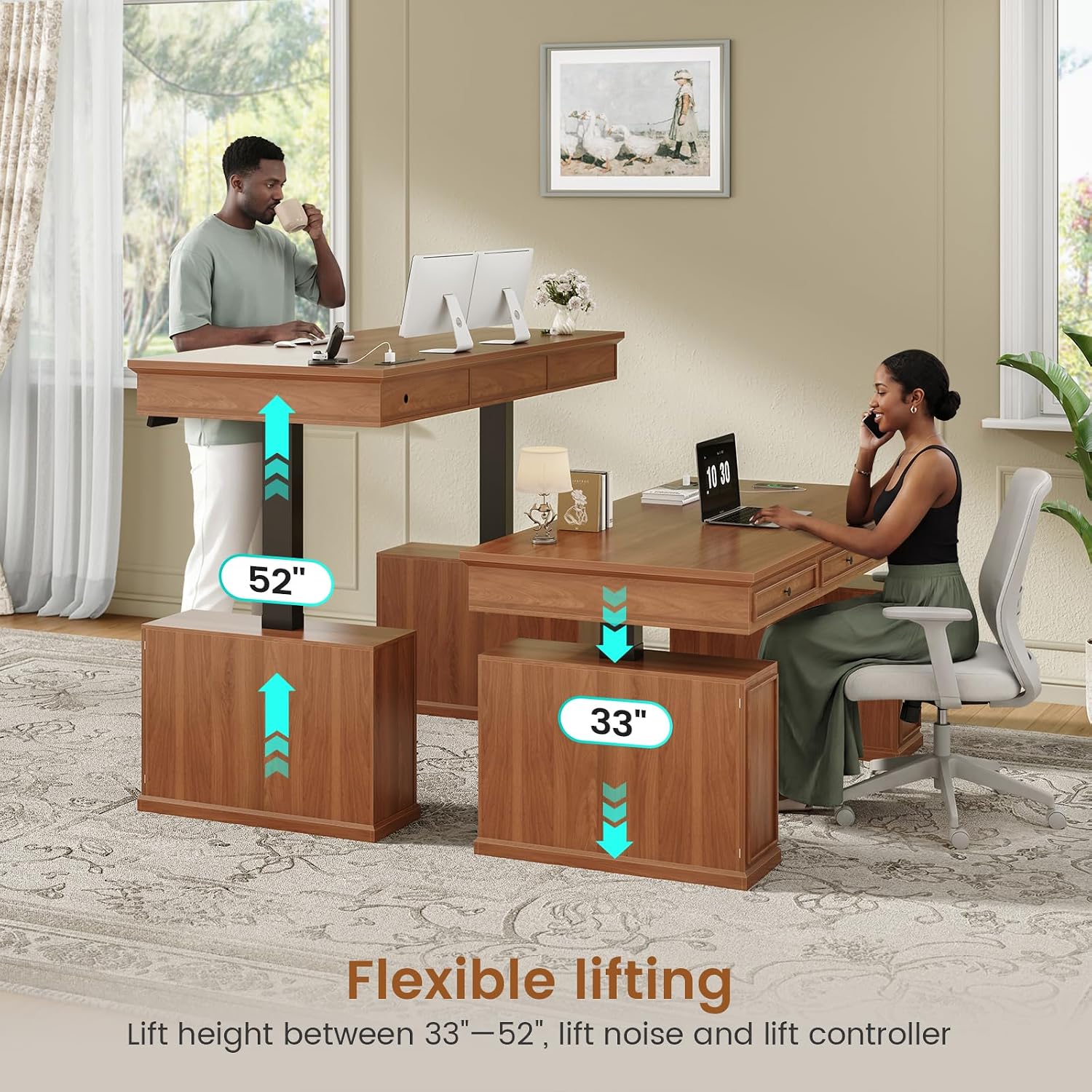 Mesa de Trabalho Elétrica de 5 - Office Furniture Outlet avaliação e preço
