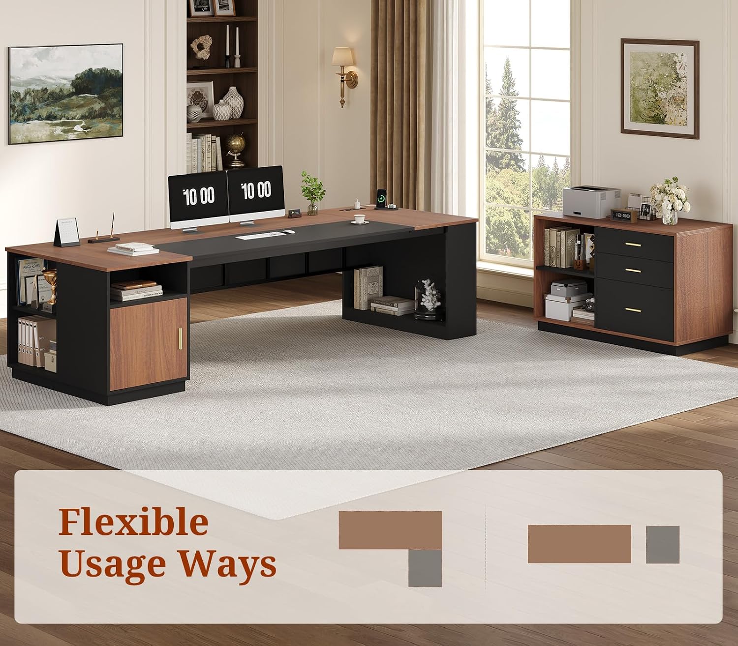 Mesa Executiva em L de 78,7